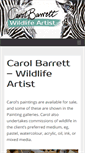 Mobile Screenshot of carolbarrett.co.uk